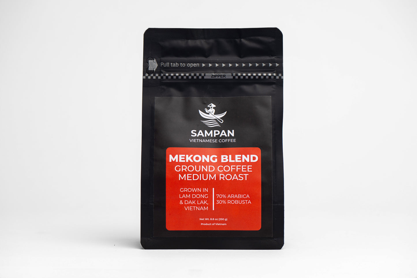 Sampan Mekong Blend Ground Coffee 250 g / 8.8 oz