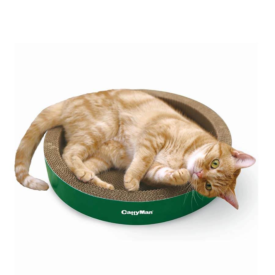 ROUND SCRATCHING CAT BED