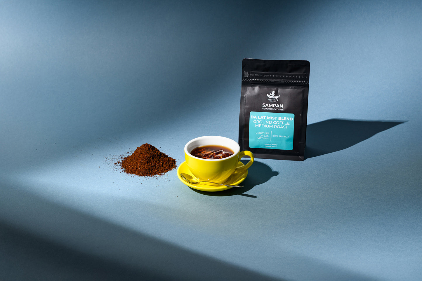 Sampan Da Lat Mist Ground Coffee 250g / 8.8 oz