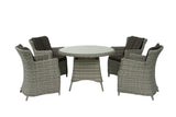 ANNA ROUND TABLE DINING SET (5PCS)