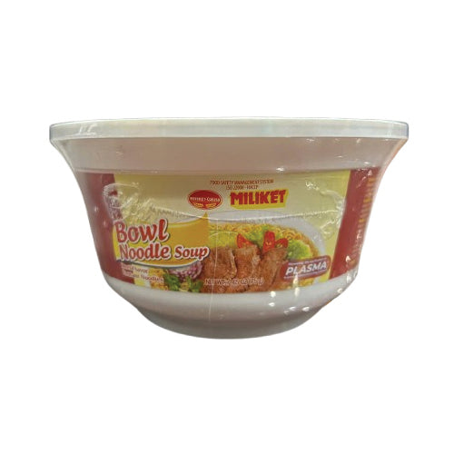 MILIKET Beef Bowl Instant Noodles (12 x 75g)