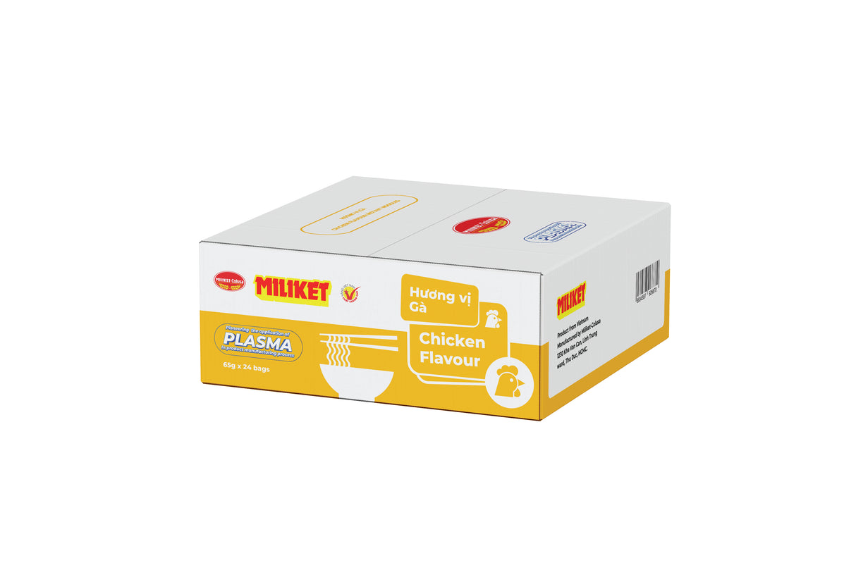 MILIKET Chicken Instant Noodles (24 x 65g)