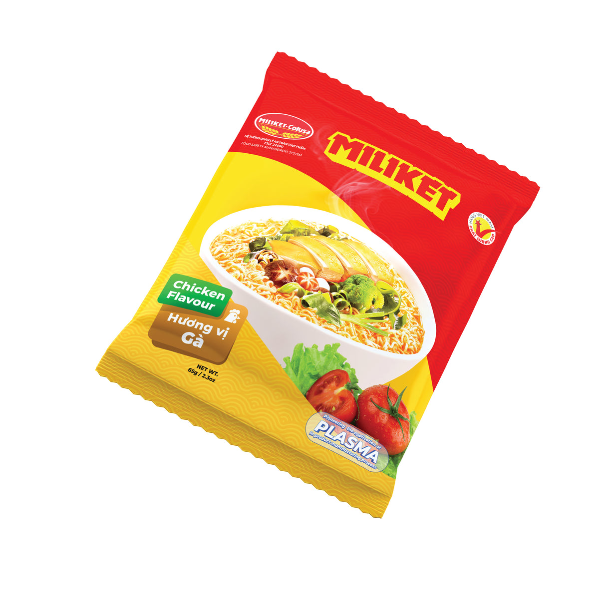 MILIKET Chicken Instant Noodles (24 x 65g)
