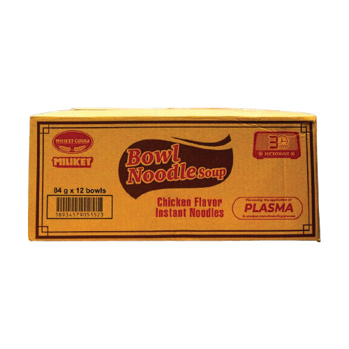 MILIKET Chicken Bowl Instant Noodles (12 x 84g)