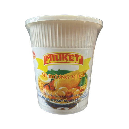 MILIKET Chicken Cup Instant Noodles (12 x 60g)