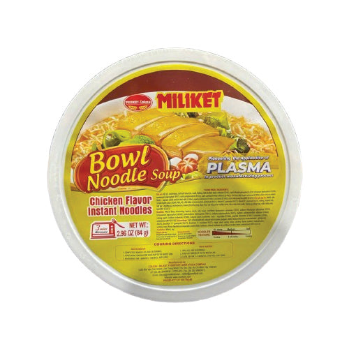 MILIKET Chicken Bowl Instant Noodles (12 x 84g)