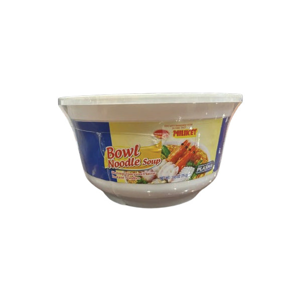 MILIKET Shrimp Tomyum Bowl Instant Noodles (12 x 75g)