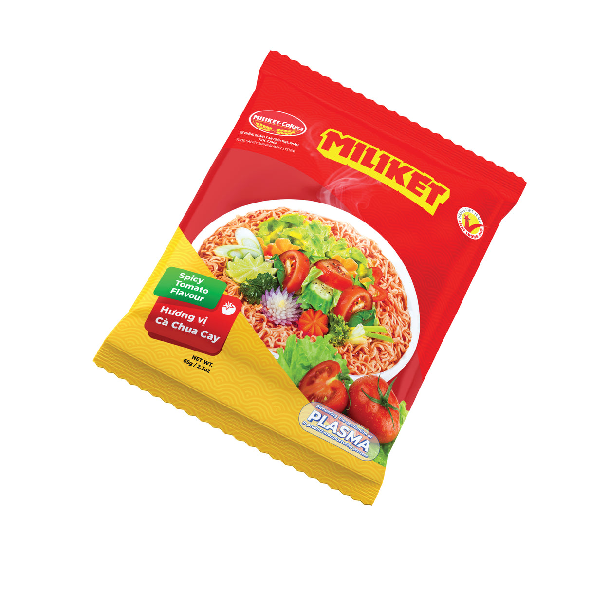MILIKET Spicy Tomato Instant Noodles (24 x 65g)