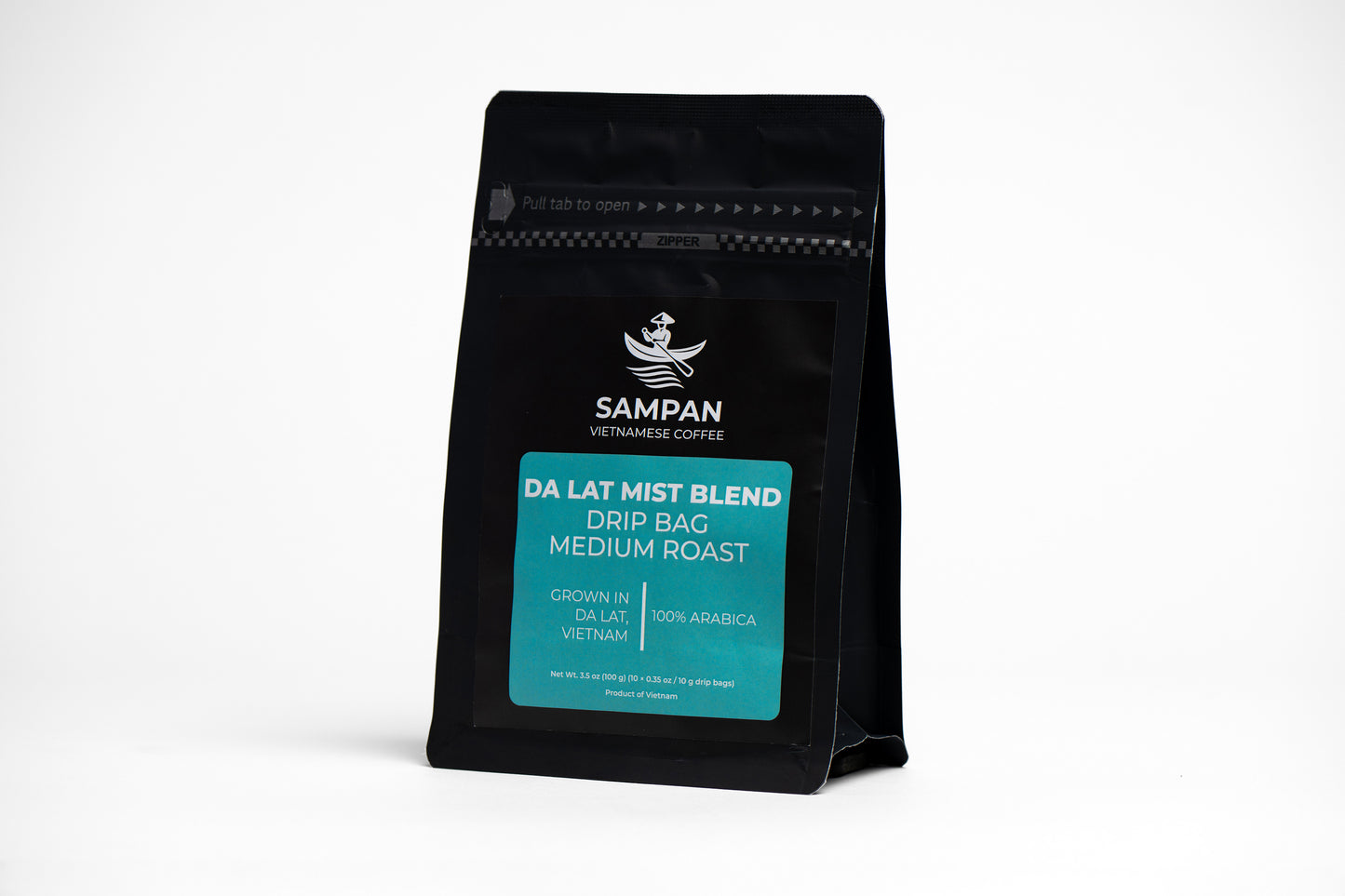Sampan Da Lat Mist Drip Bag Coffee 100g (10 pk x 10g)