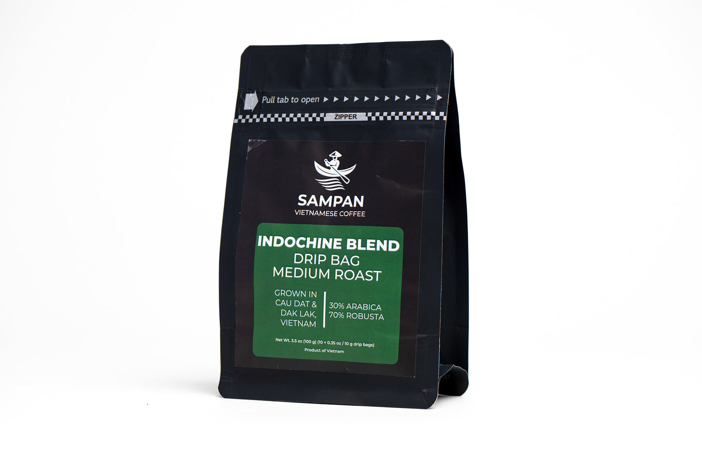 Sampan Indochine Blend Drip Bag Coffee 100g (10 pk x 10g) / 36 retail units per carton