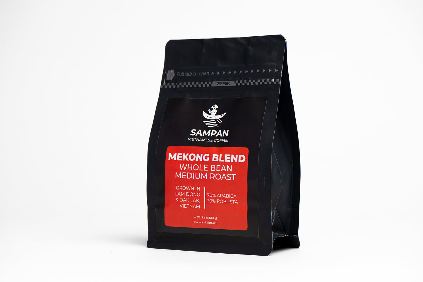 Sampan Mekong Blend Whole Bean Coffee 250 g / 8.8 oz