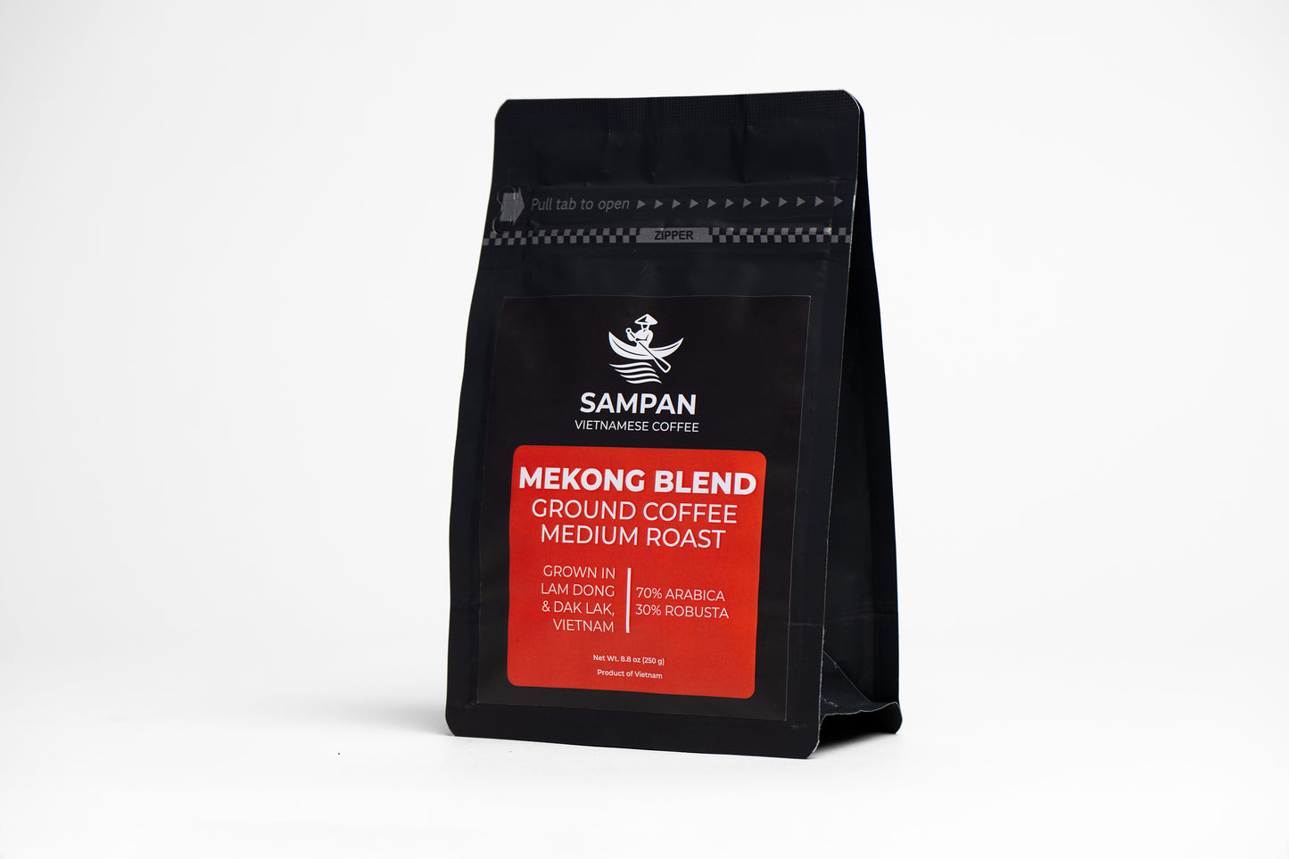 Sampan Mekong Blend Ground Coffee 250 g / 8.8 oz