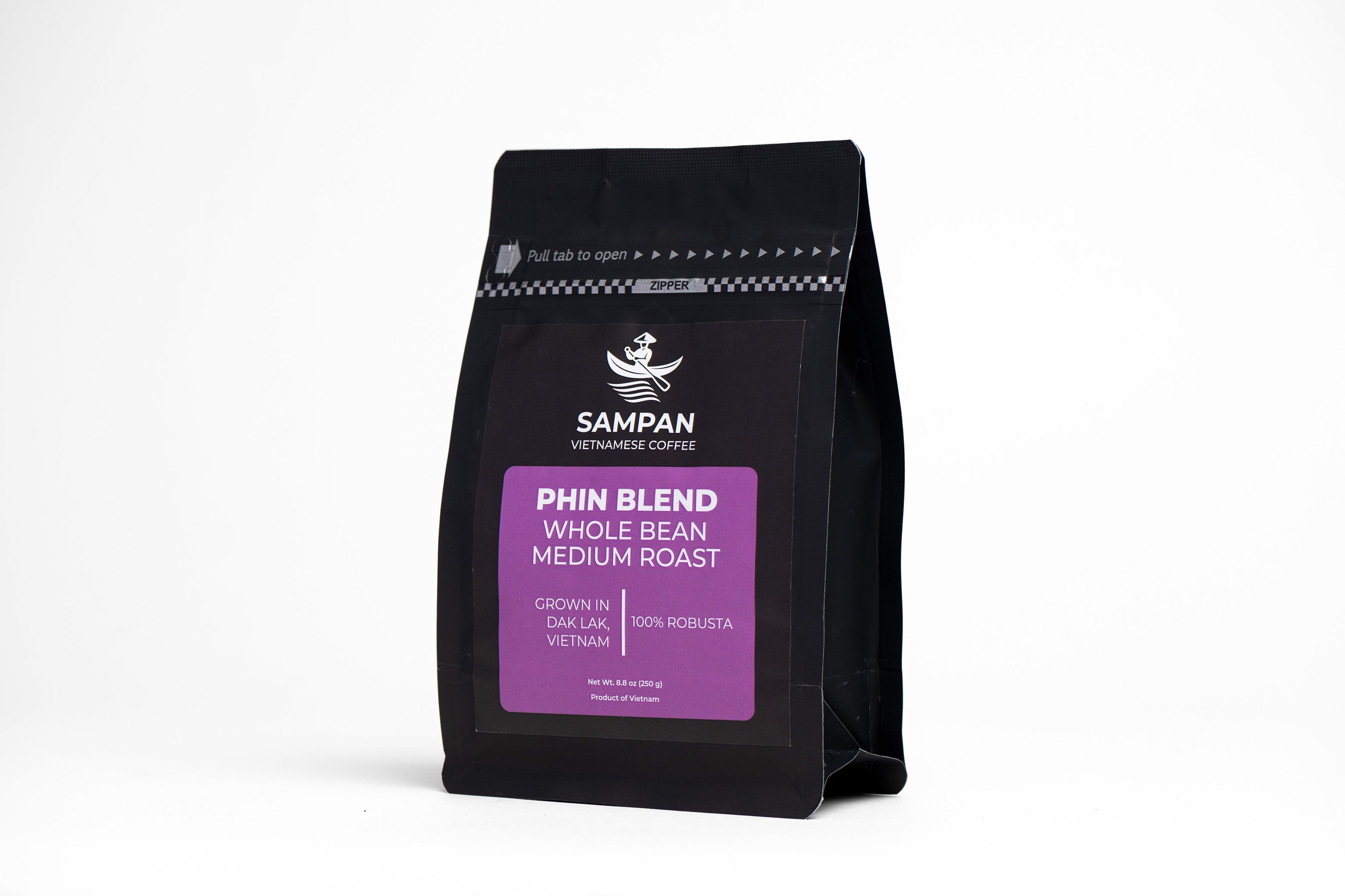 Sampan Phin Blend Wholebean Coffee 250 g / 8.8 oz