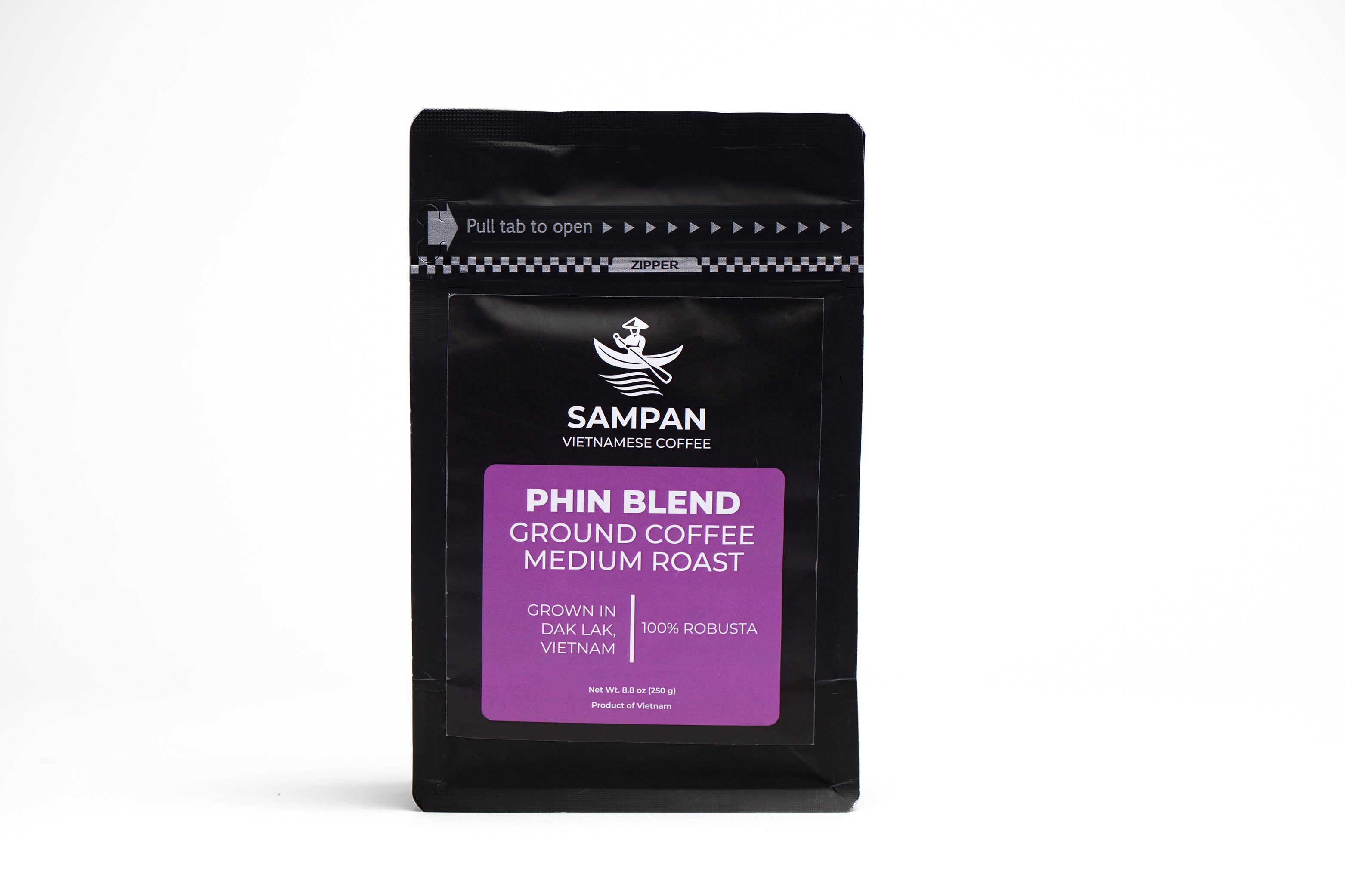 Sampan Phin Blend Wholebean Coffee 250 g / 8.8 oz