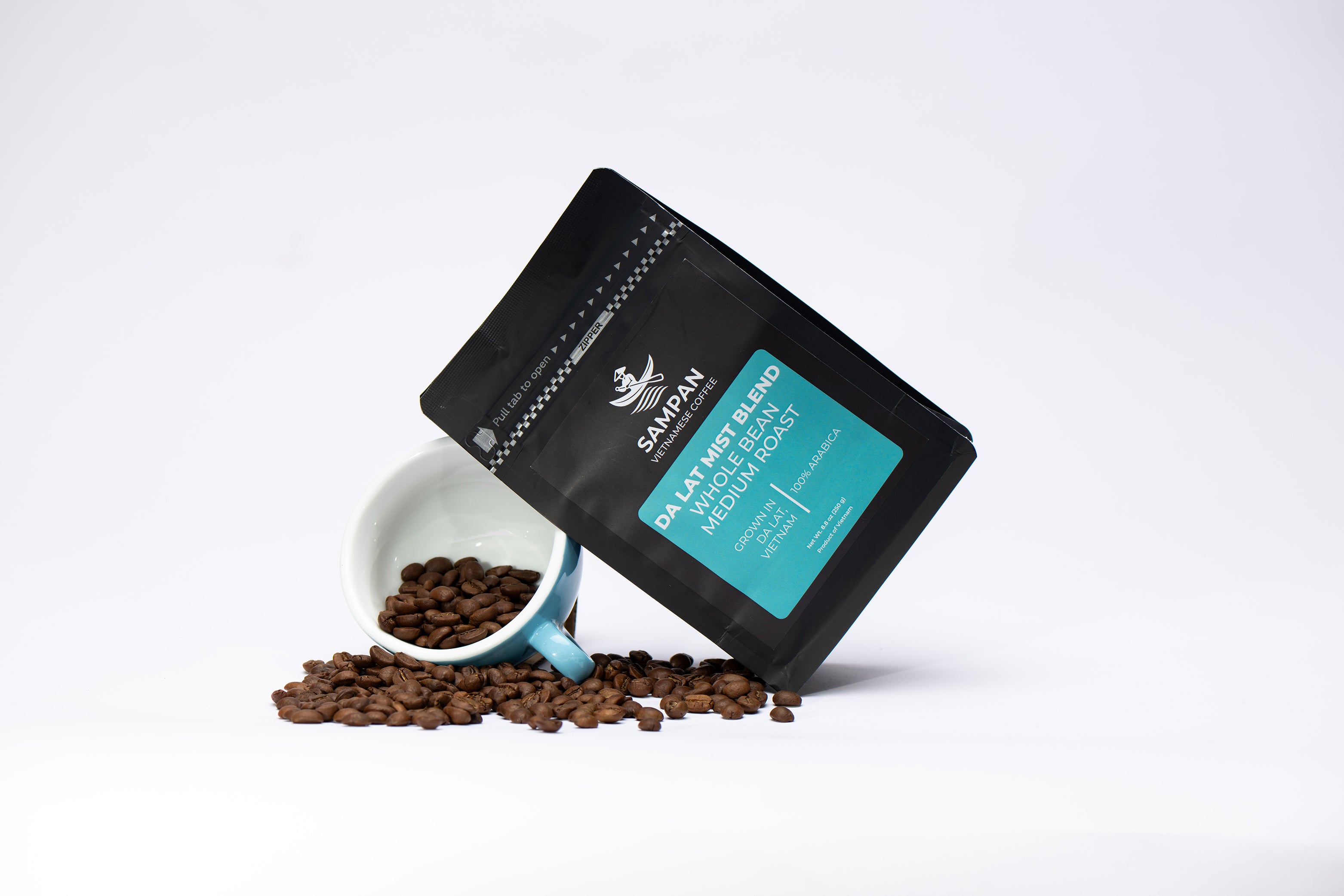 Sampan Da Lat Mist Wholebean Coffee 250g