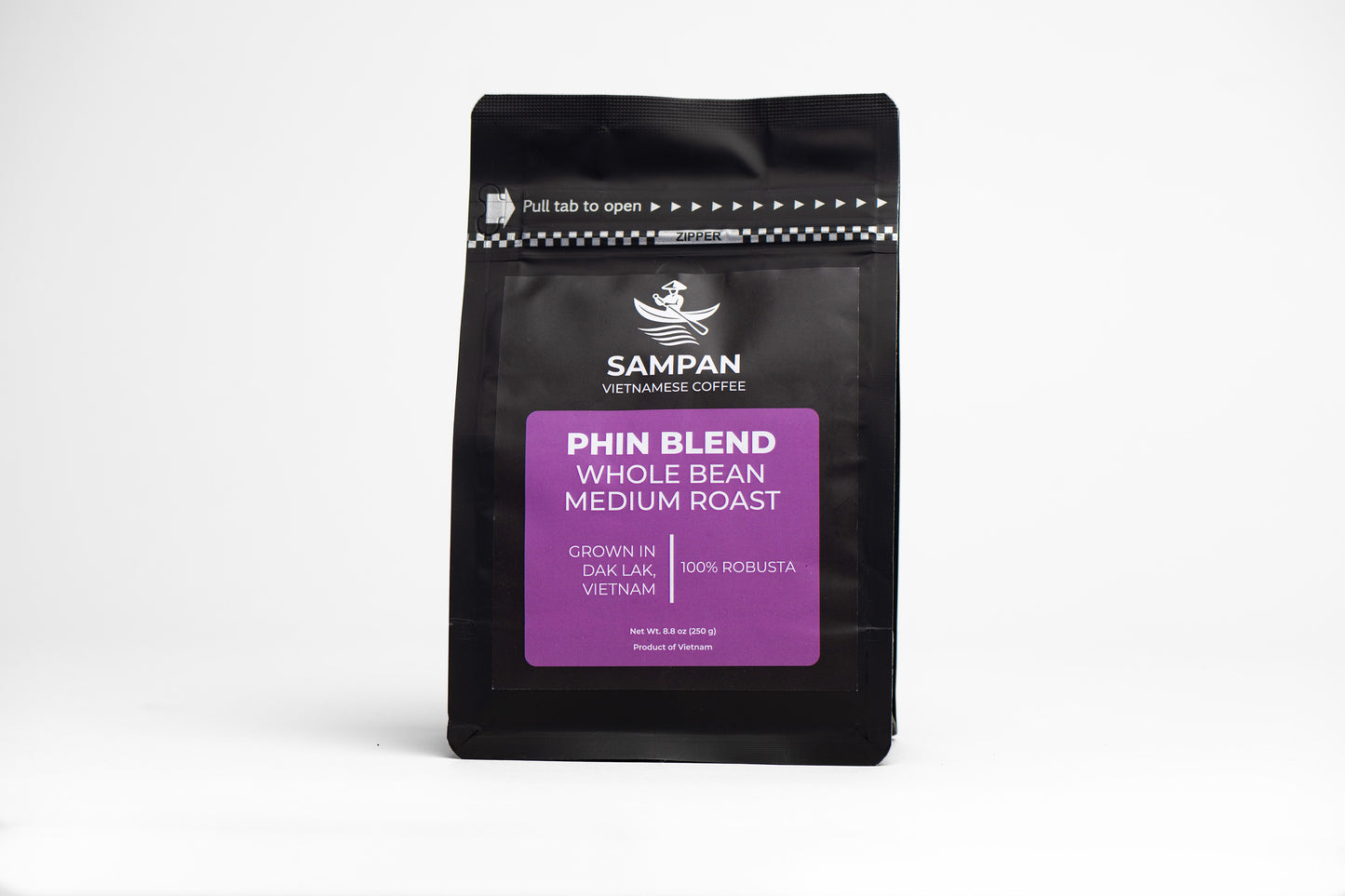 Sampan Phin Blend Whole Bean Coffee 250 g / 8.8 oz